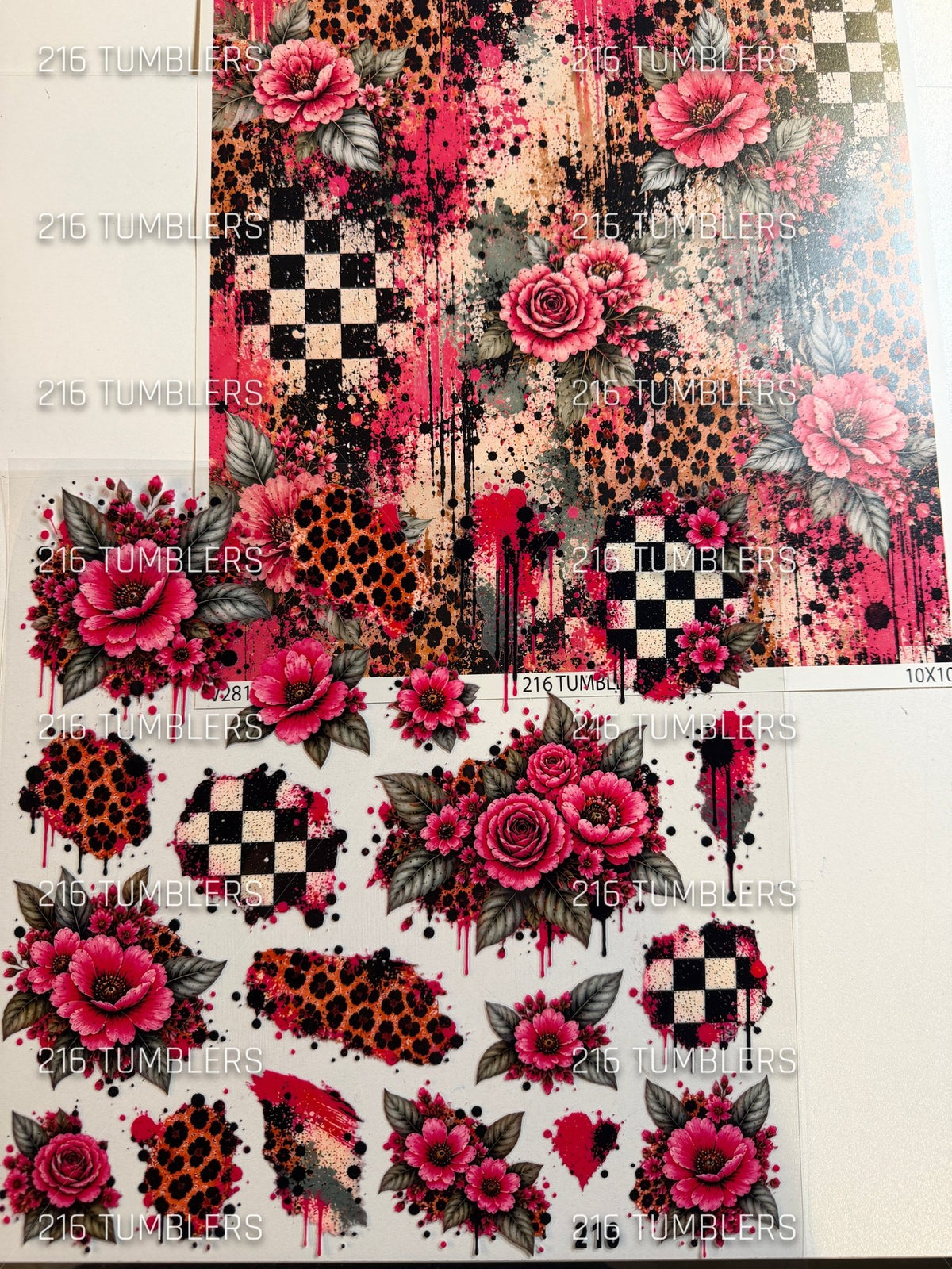 RELEASED BUNDLE - 10X10 VINYL AND UVDTF - 216 Tumblers