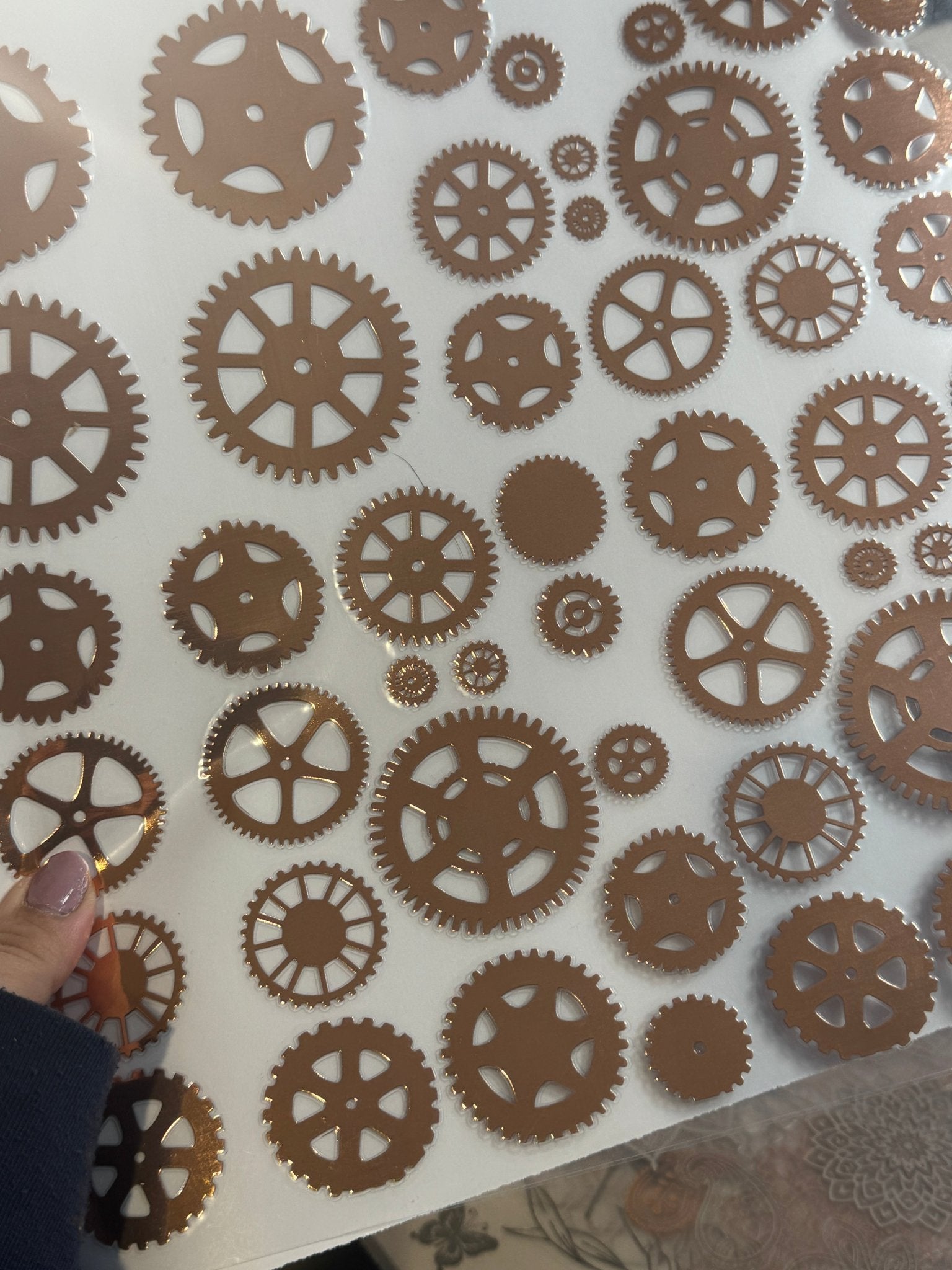 ROSE COPPER GEARS - 216 Tumblers