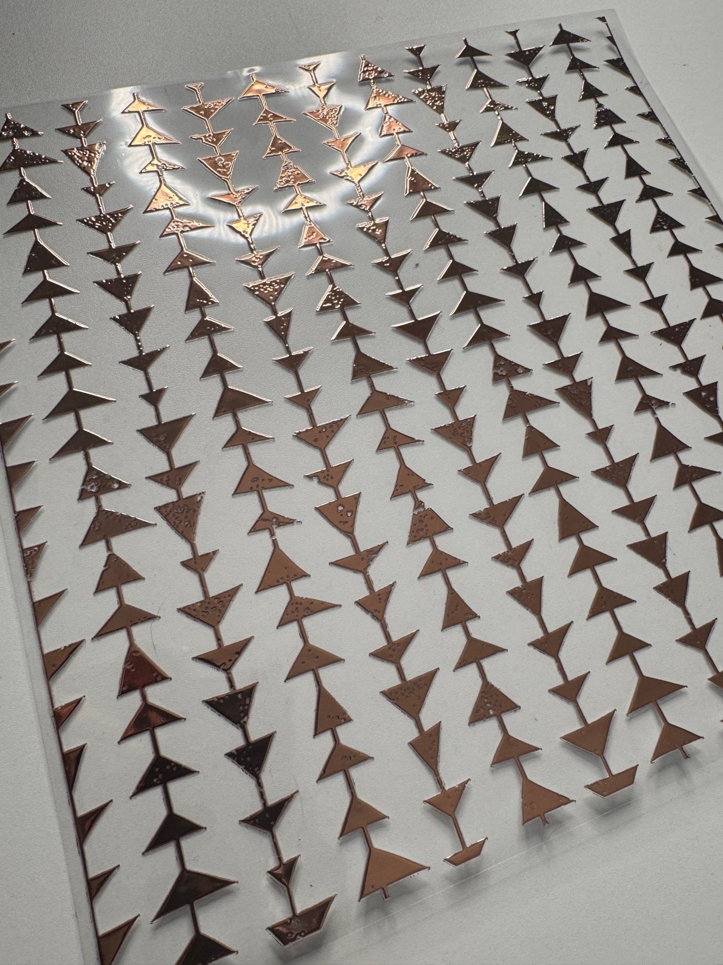 ROSE GOLD 1000 ARROWS 11.25X11.25 - 216 Tumblers