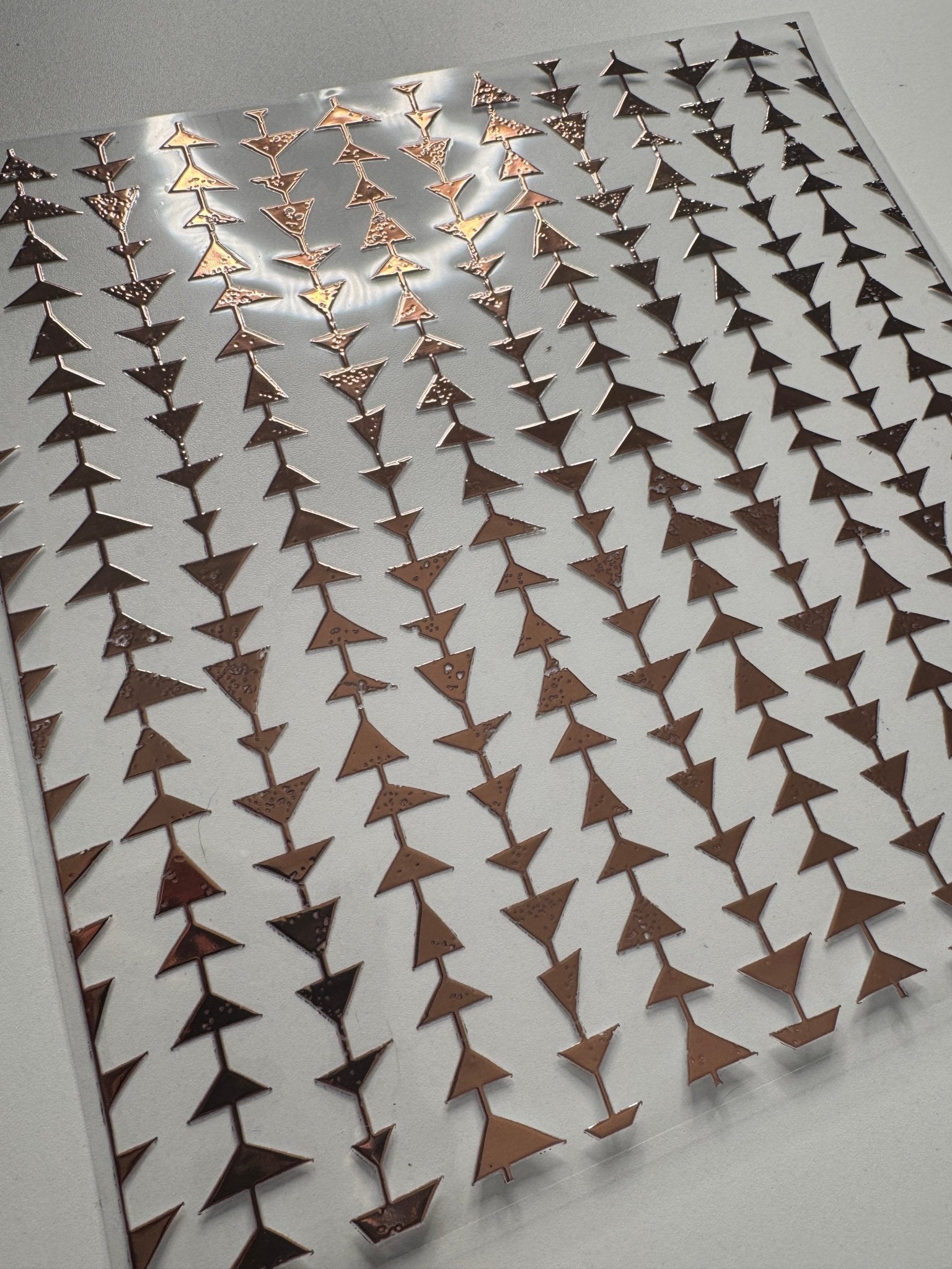 ROSE GOLD 1000 ARROWS 11.25X11.25 - 216 Tumblers