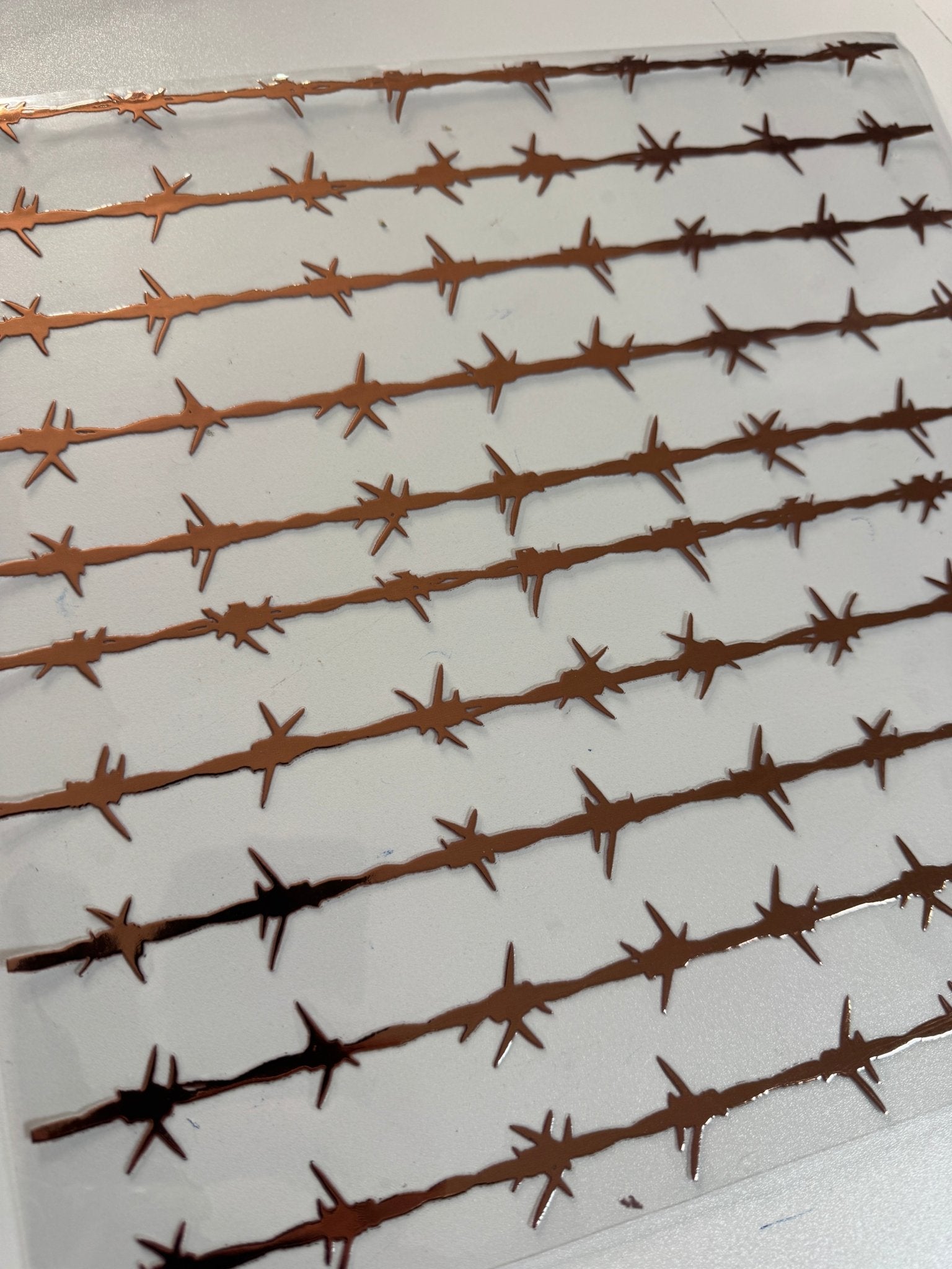 ROSE GOLD BARBED WIRE 11.25 - 216 Tumblers