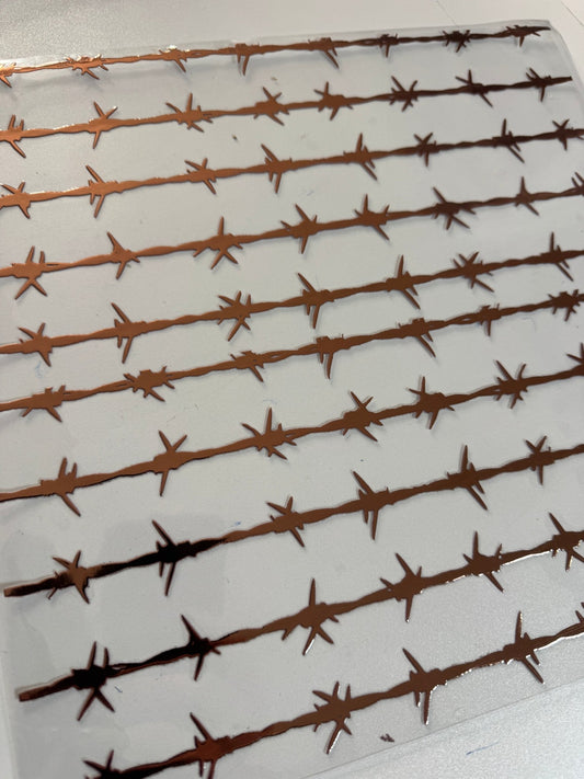 ROSE GOLD BARBED WIRE 11.25 - 216 Tumblers