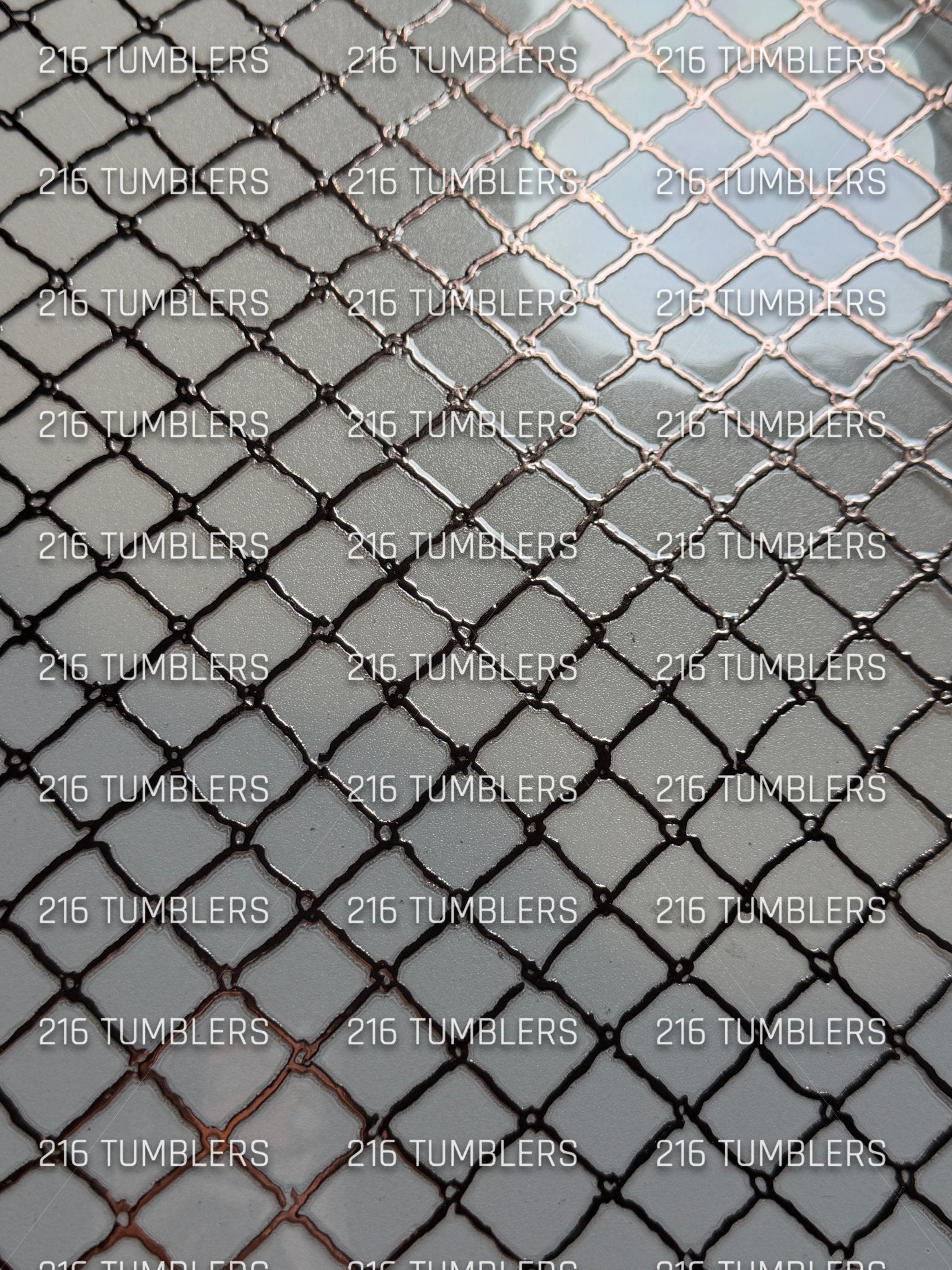 ROSE GOLD GRID UVDTF - 216 Tumblers