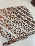 ROSE GOLD TOOLED SWIRL BANDS 11.25 - 216 Tumblers