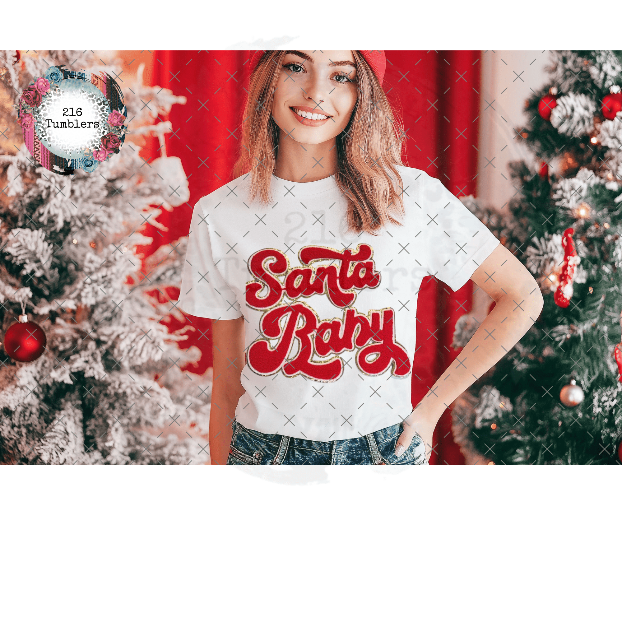 SANTA BABY CHENILLE PATCH - 216 Tumblers