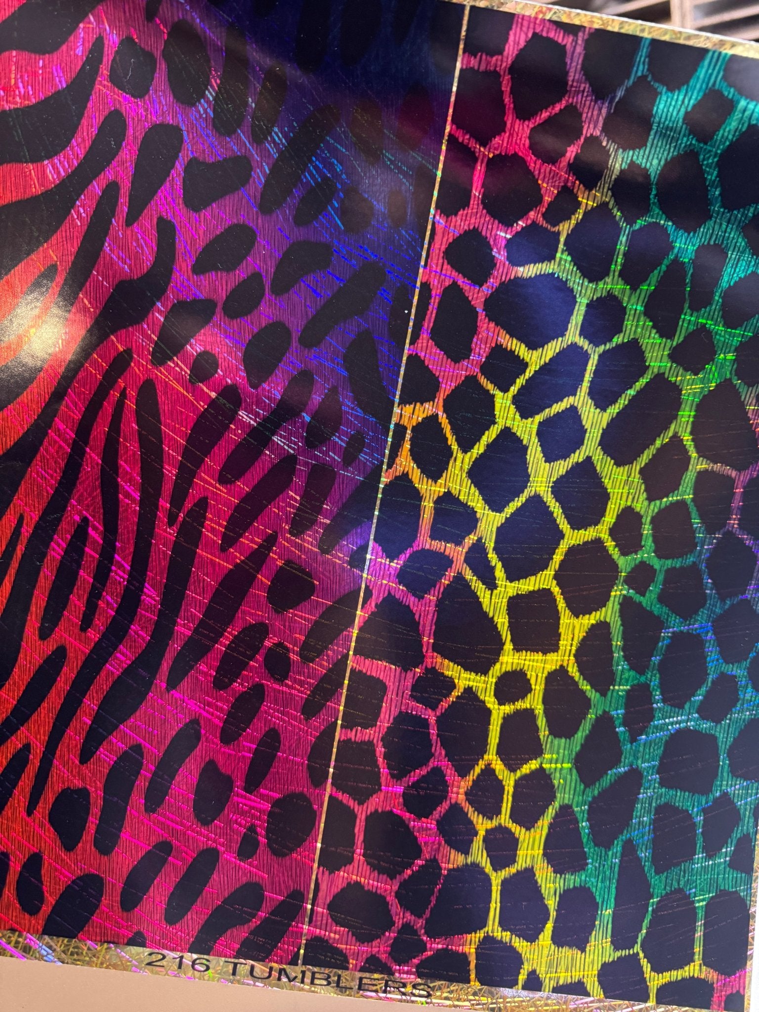 SCRATCH HOLO - MM 116 12x12 *NEW PRODUCT - 216 Tumblers