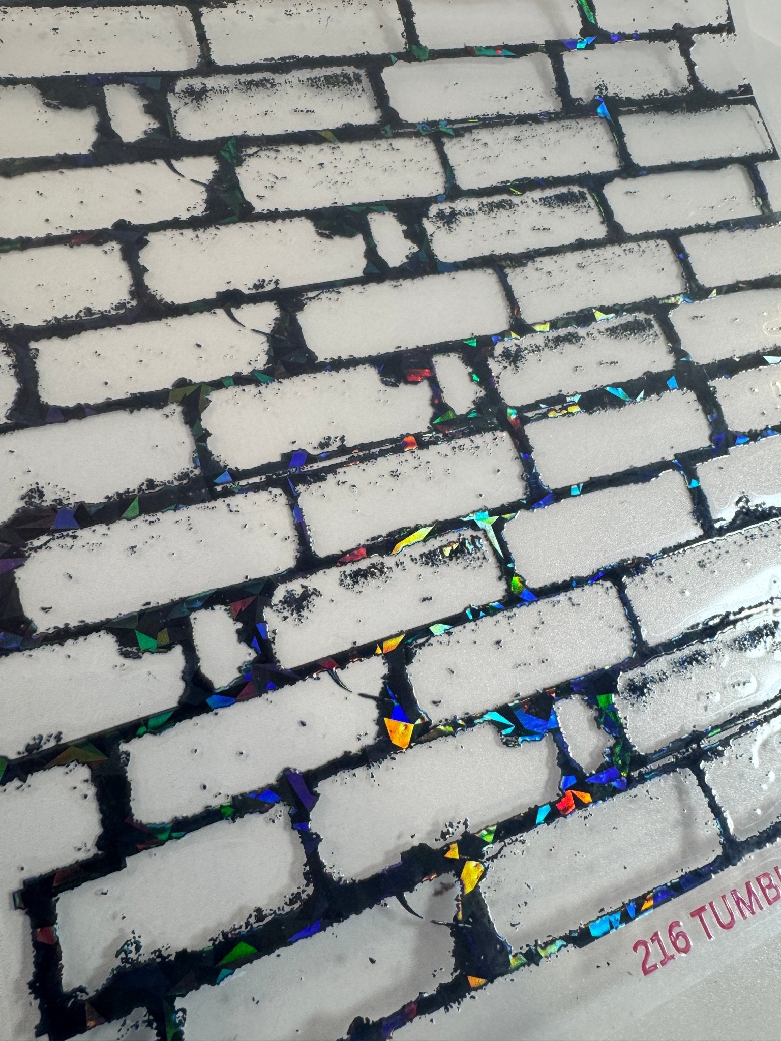 SHATTERED HOLOGRAPHIC BRICKS - 216 Tumblers