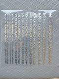 SILVER CHAINS - 216 Tumblers
