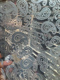 SILVER FOIL PAISLEY - 216 Tumblers