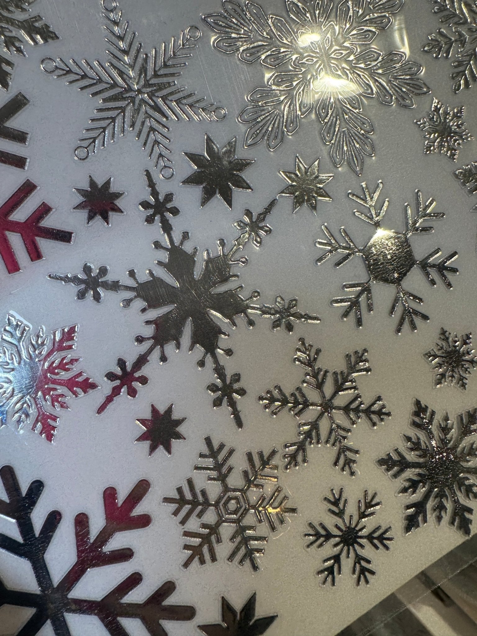 SILVER SNOWFLAKES - 216 Tumblers