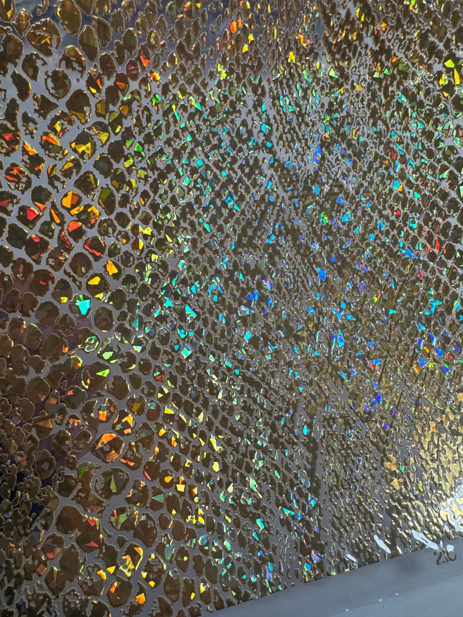 SNAKE SKIN DIAMOND CUT HOLOGRAPHIC - 216 Tumblers