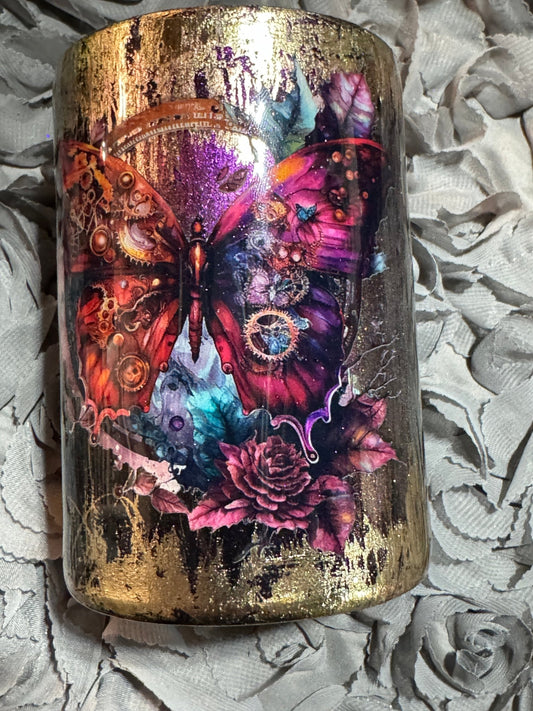 Steampunk Butterfly - Grunge Tumbler - 216 Tumblers