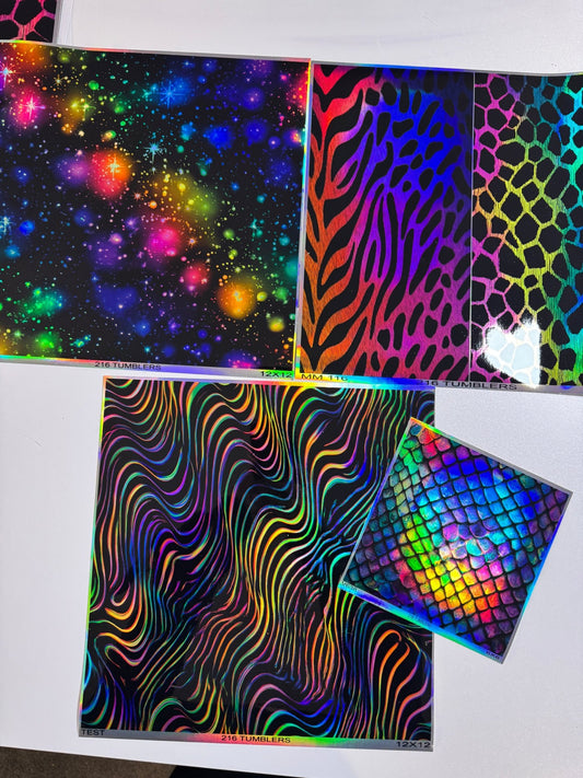 TEST HOLO 2. 12x12 - 216 Tumblers