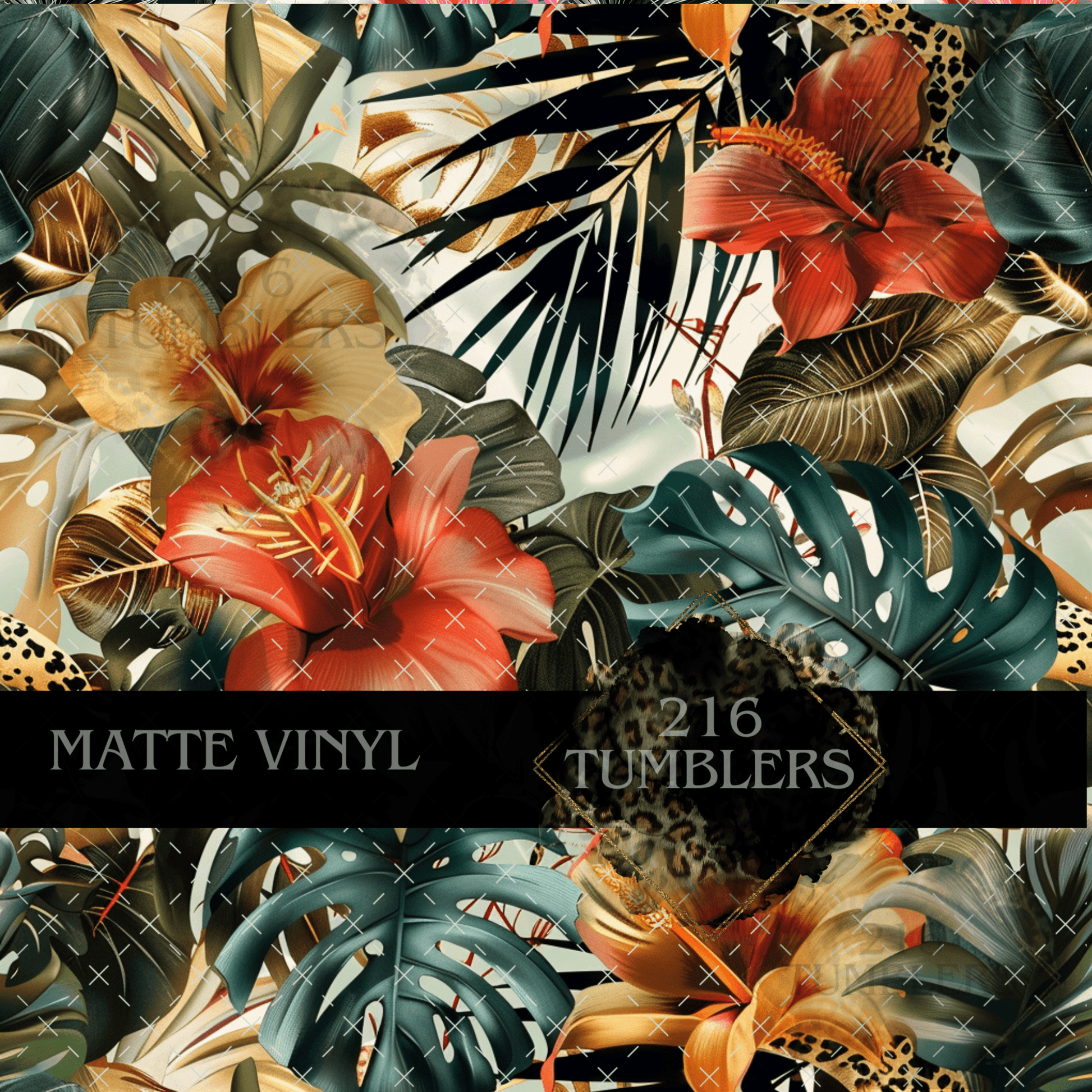 TROPICAL 3 12X12 - 216 Tumblers