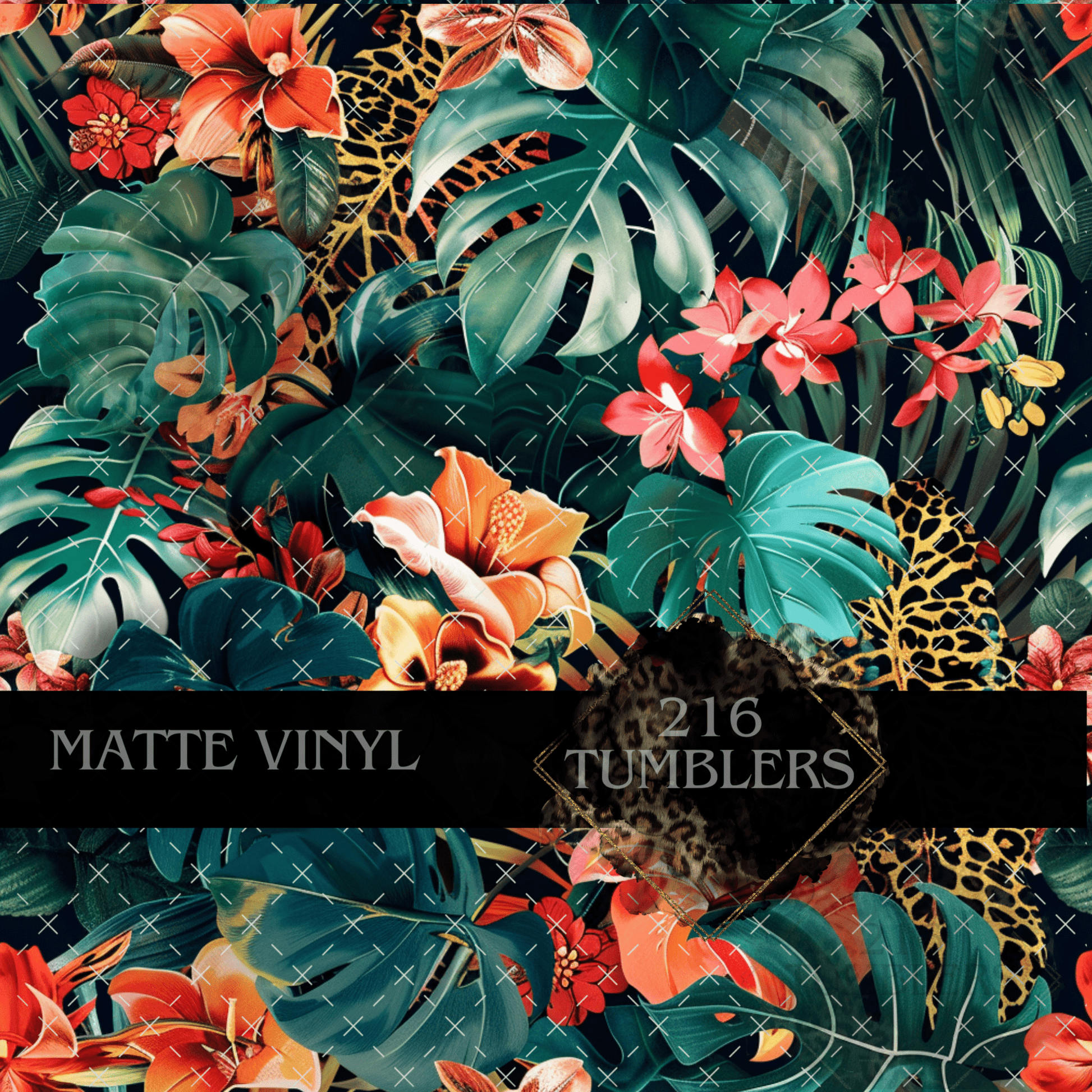 TROPICAL 4 12X12 - 216 Tumblers