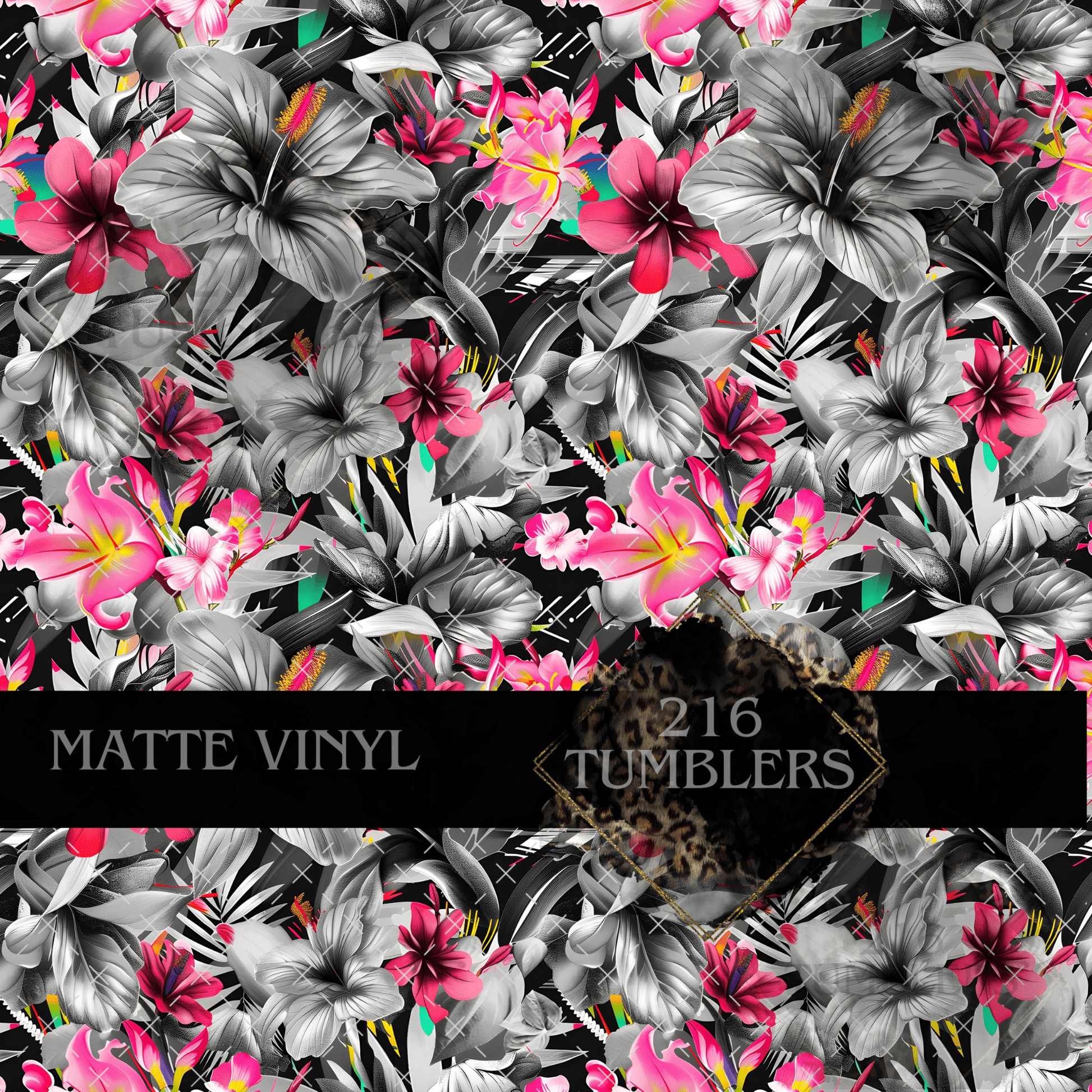 TROPICAL 5 12X12 - 216 Tumblers