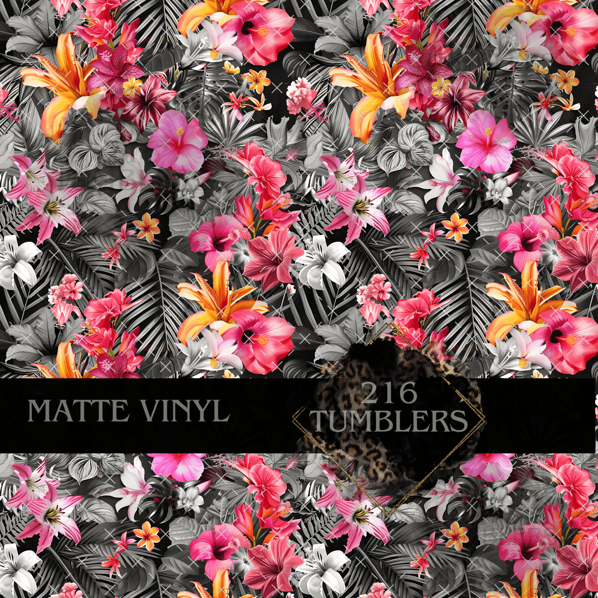 TROPICAL 6 12X12 - 216 Tumblers