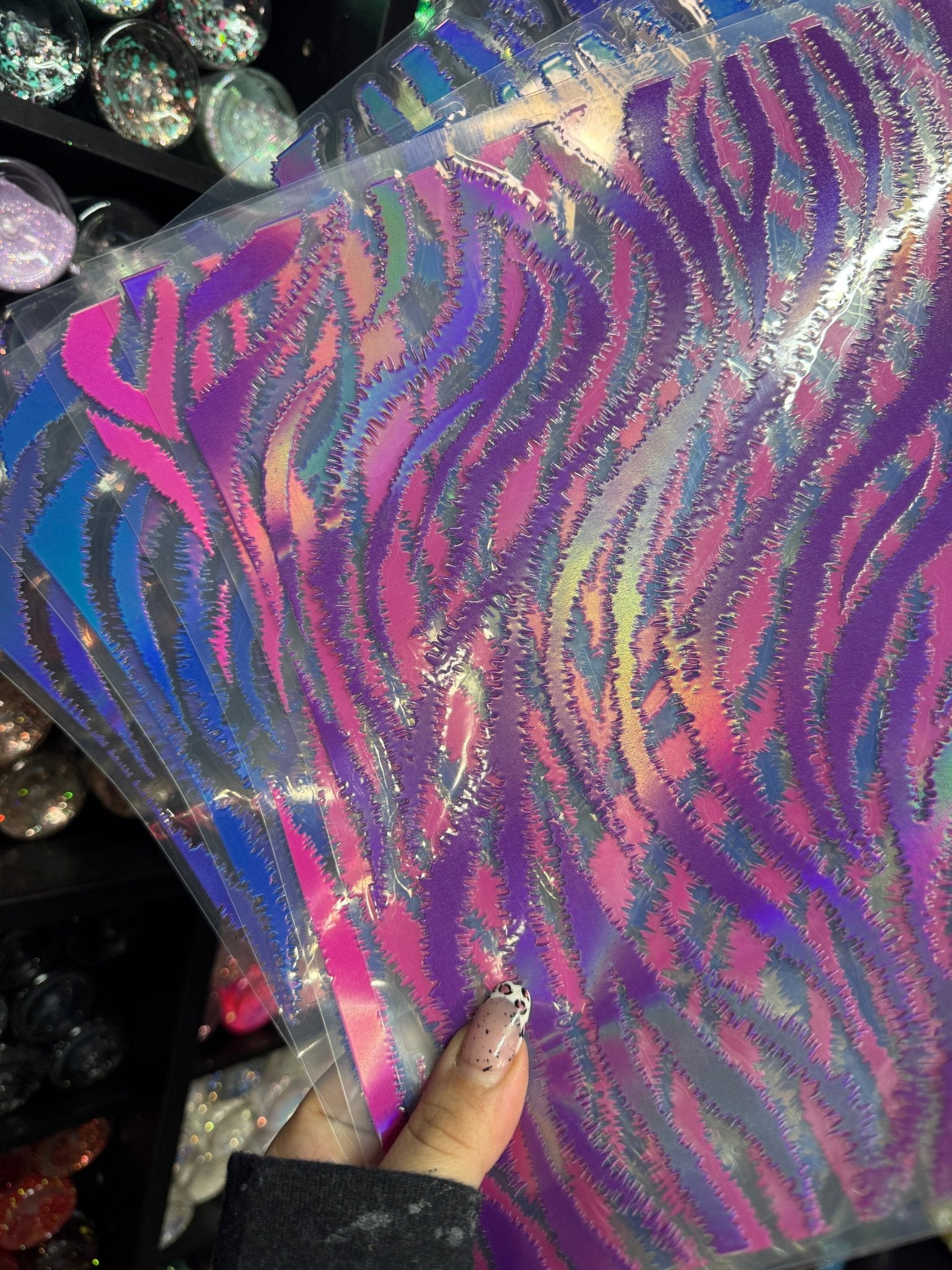 Ultimate Holographic Tiger Bundle (4 SHEETS) **DISCONTINUING** - 216 Tumblers
