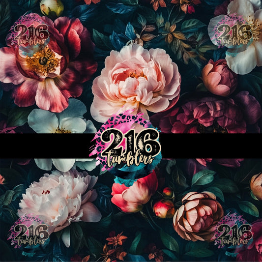 V012 RICH FLORALS - 216 Tumblers