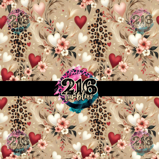 V018 LEOPARD LOVE - 216 Tumblers