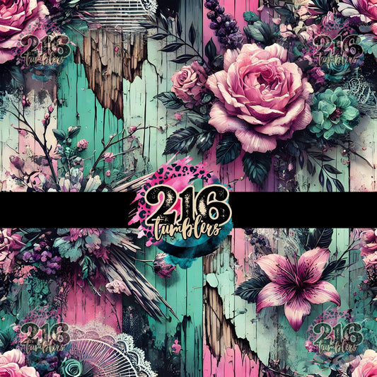 V023 CRACKLED - 216 Tumblers