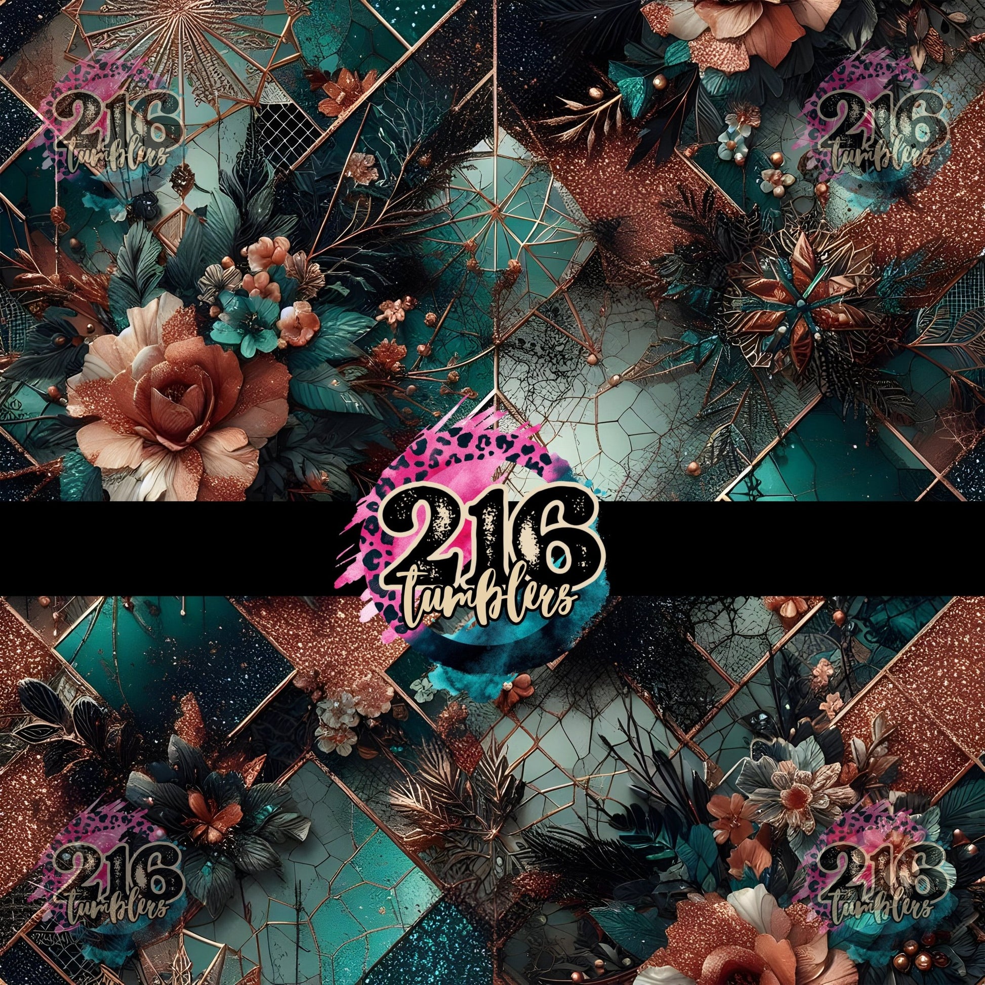 V026 COPPER CUTS - 216 Tumblers