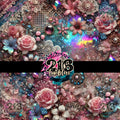 V029 FLORAL MATRIX - 216 Tumblers