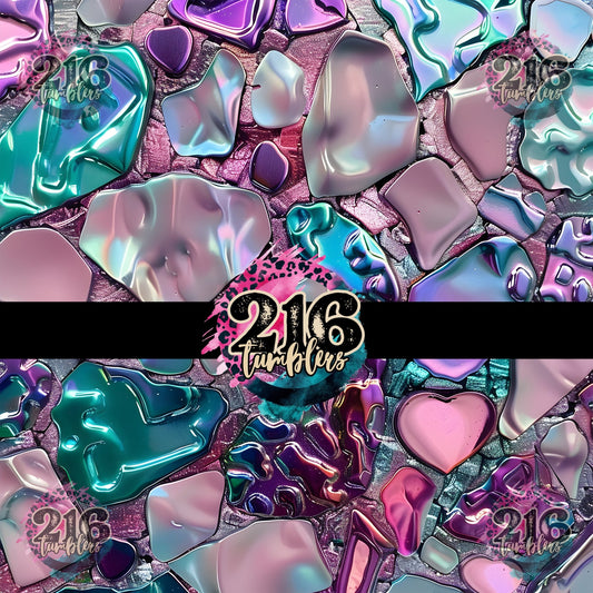 V035 LIQUID CHROME - 216 Tumblers