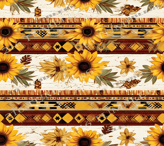 V056 AZTEC SUNFLOWER - 216 Tumblers
