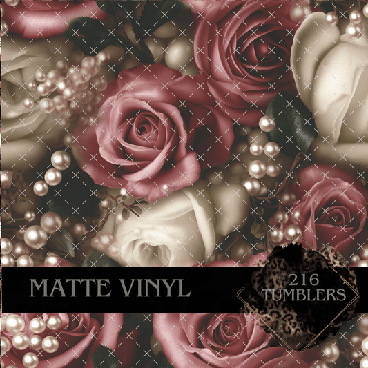 V061 PEARLS AND ROSES - 216 Tumblers