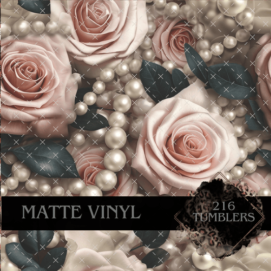 V062 PEARLS AND ROSES - 216 Tumblers