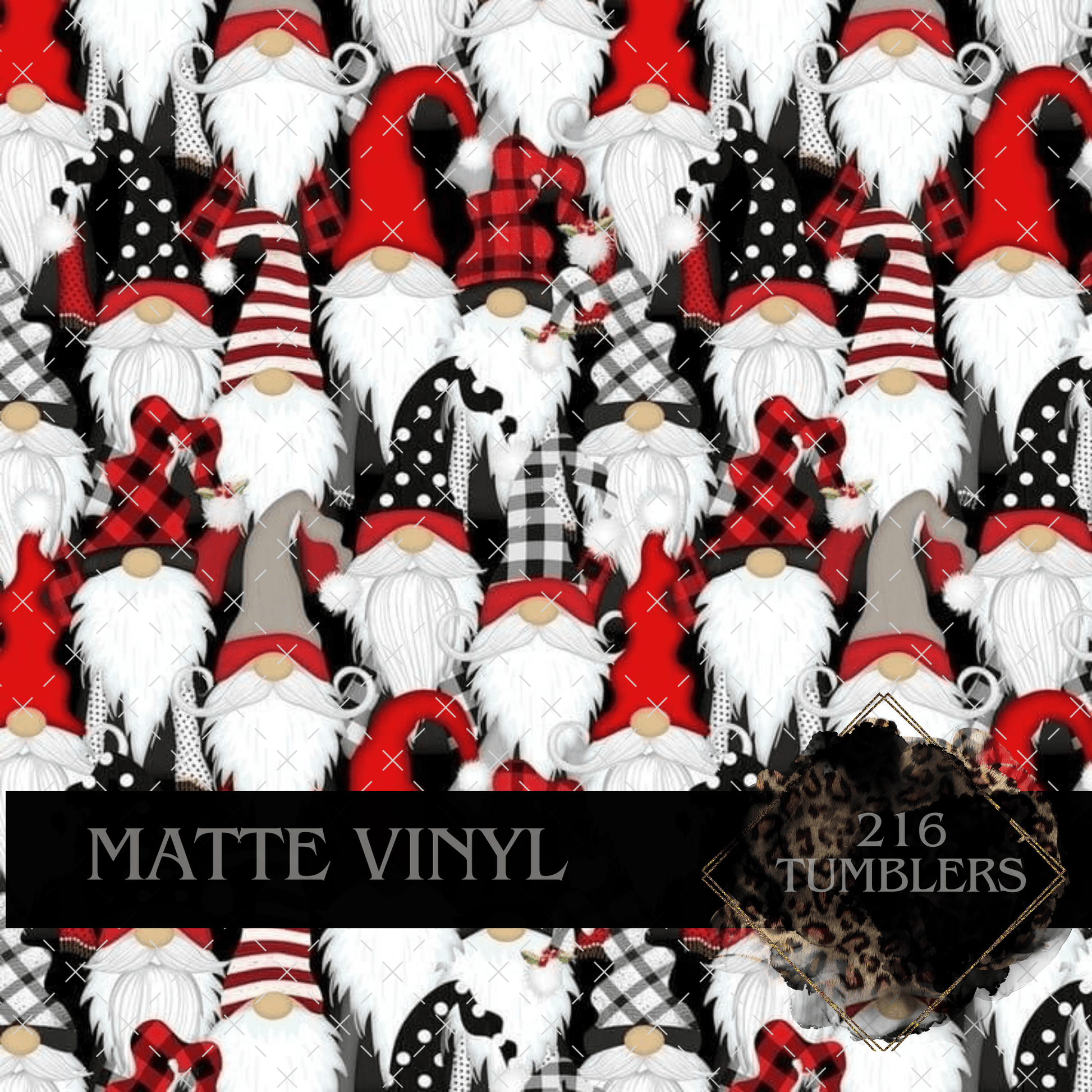 V078 FARMHOUSE CHRISTMAS 12X12 ONLY - 216 Tumblers
