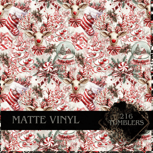 V083 FARMHOUSE CHRISTMAS 12X12 ONLY - 216 Tumblers