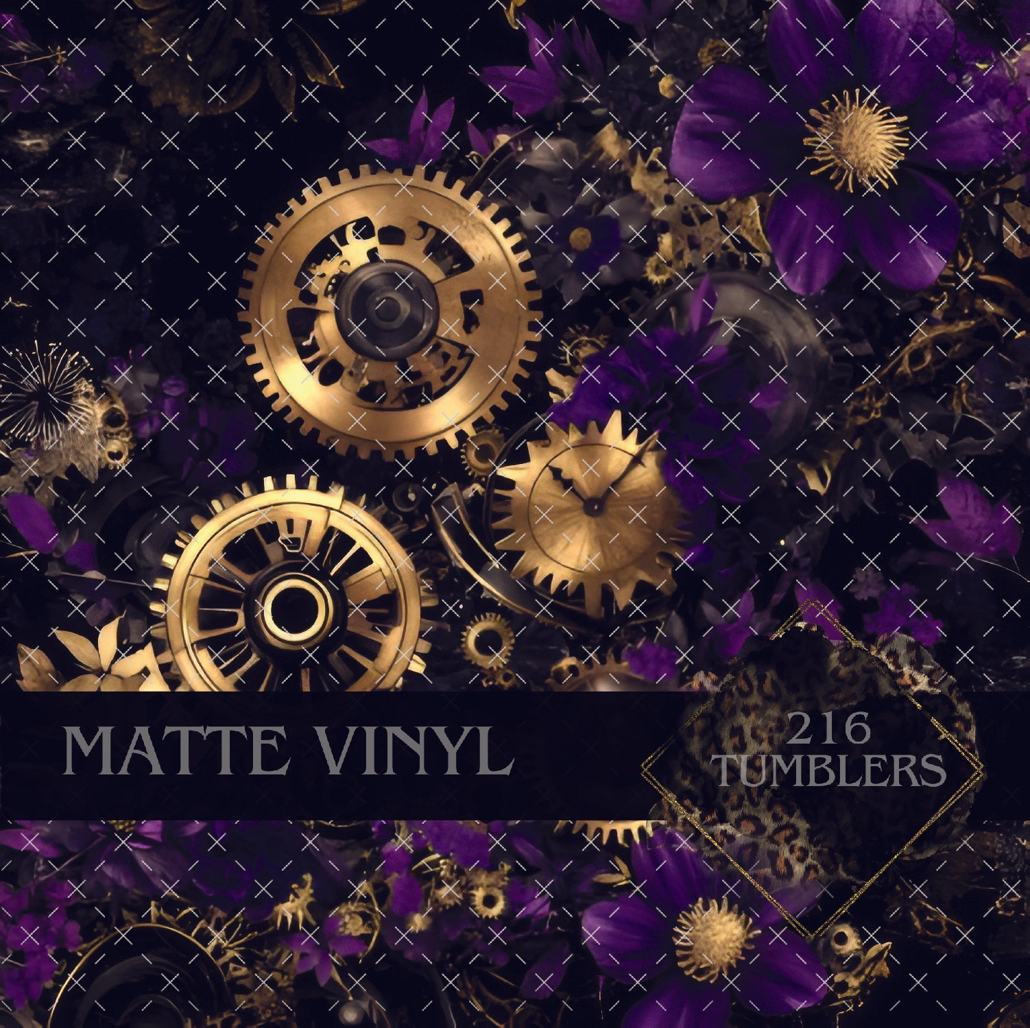 V106 MIDNIGHT STEAMPUNK - 216 Tumblers