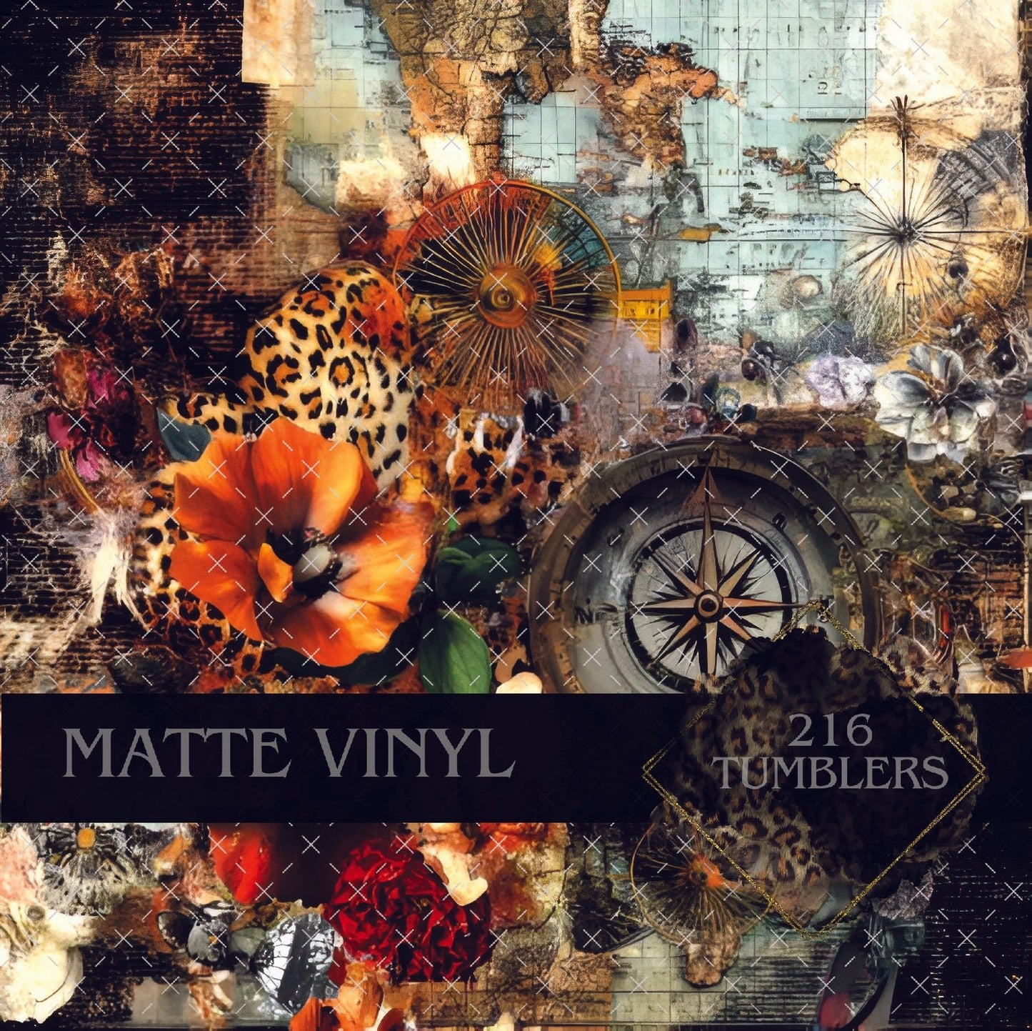 V113 JUNGLE MAP - 216 Tumblers