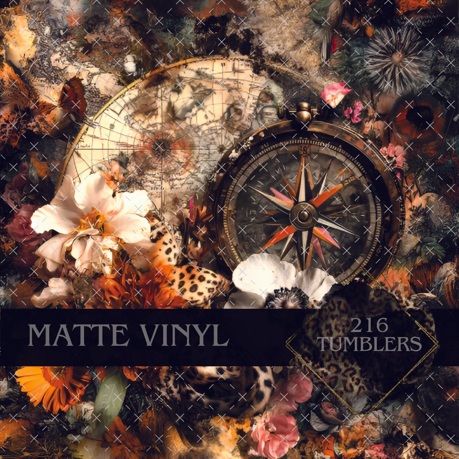 V116 JUNGLE MAP - 216 Tumblers