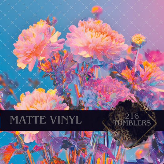 V137 CRYSTAL BLOOM - 216 Tumblers