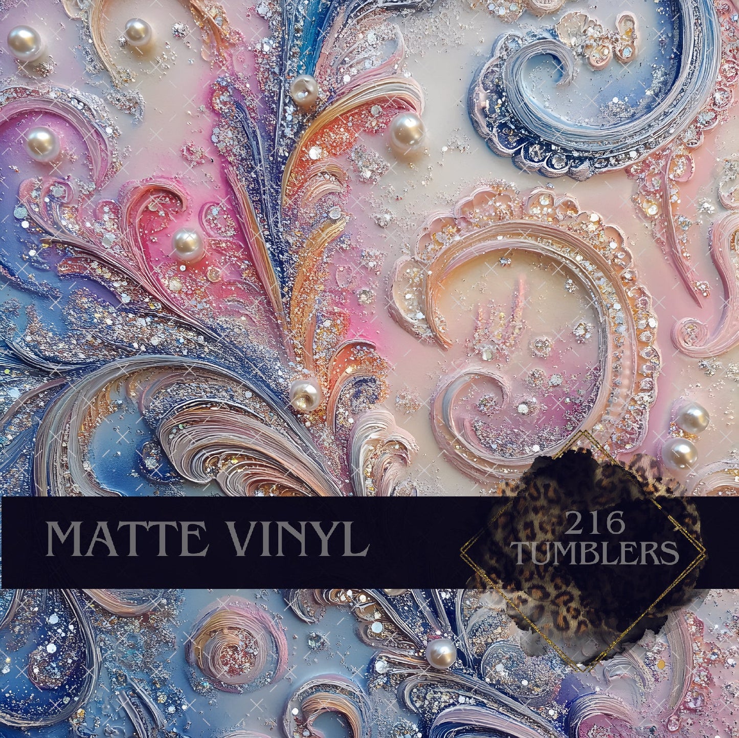 V144 - PASTEL SWIRL - 216 Tumblers