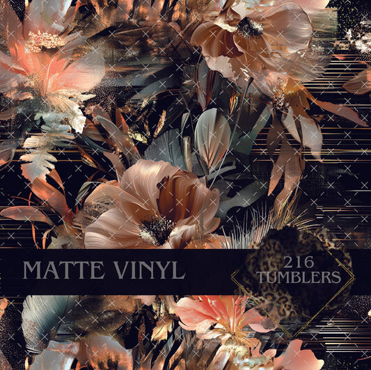 V151 EARTHY FLORAL - 216 Tumblers