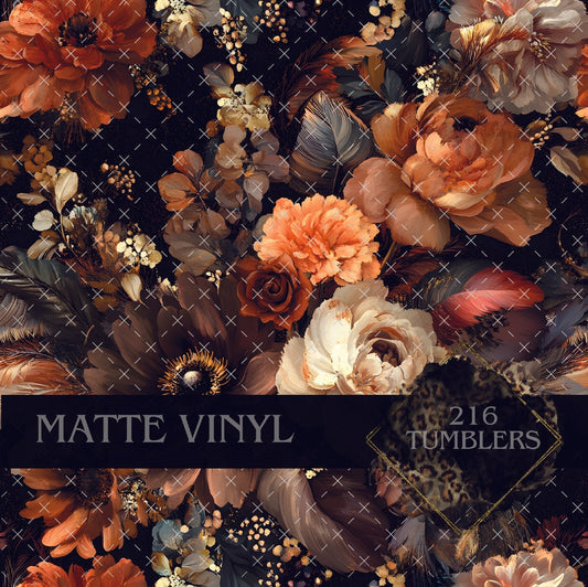 V153 EARTHY FLORAL - 216 Tumblers