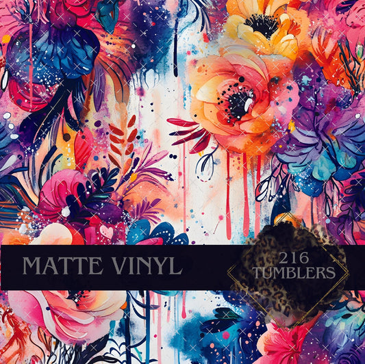 V161 WATERCOLOR TEARS - 216 Tumblers