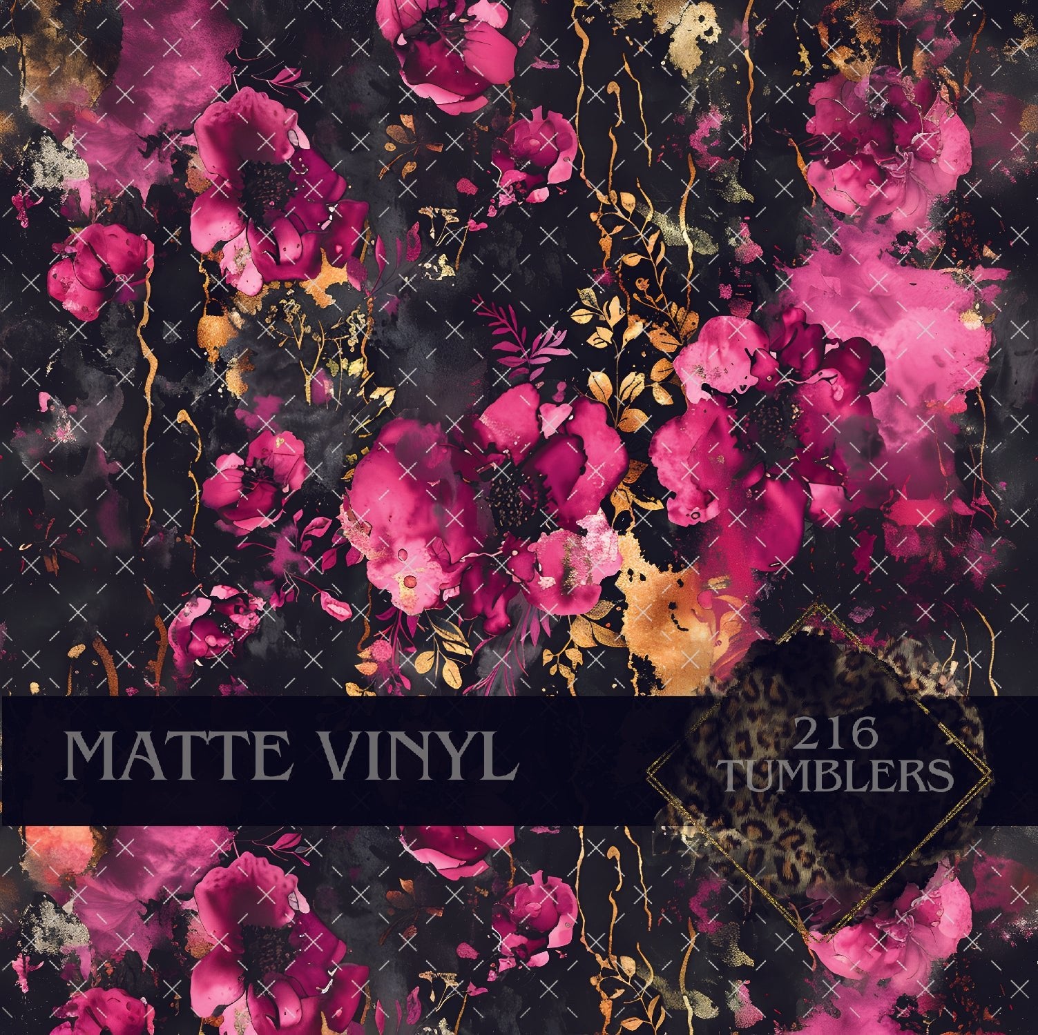 V162 WATERCOLOR TEARS - 216 Tumblers