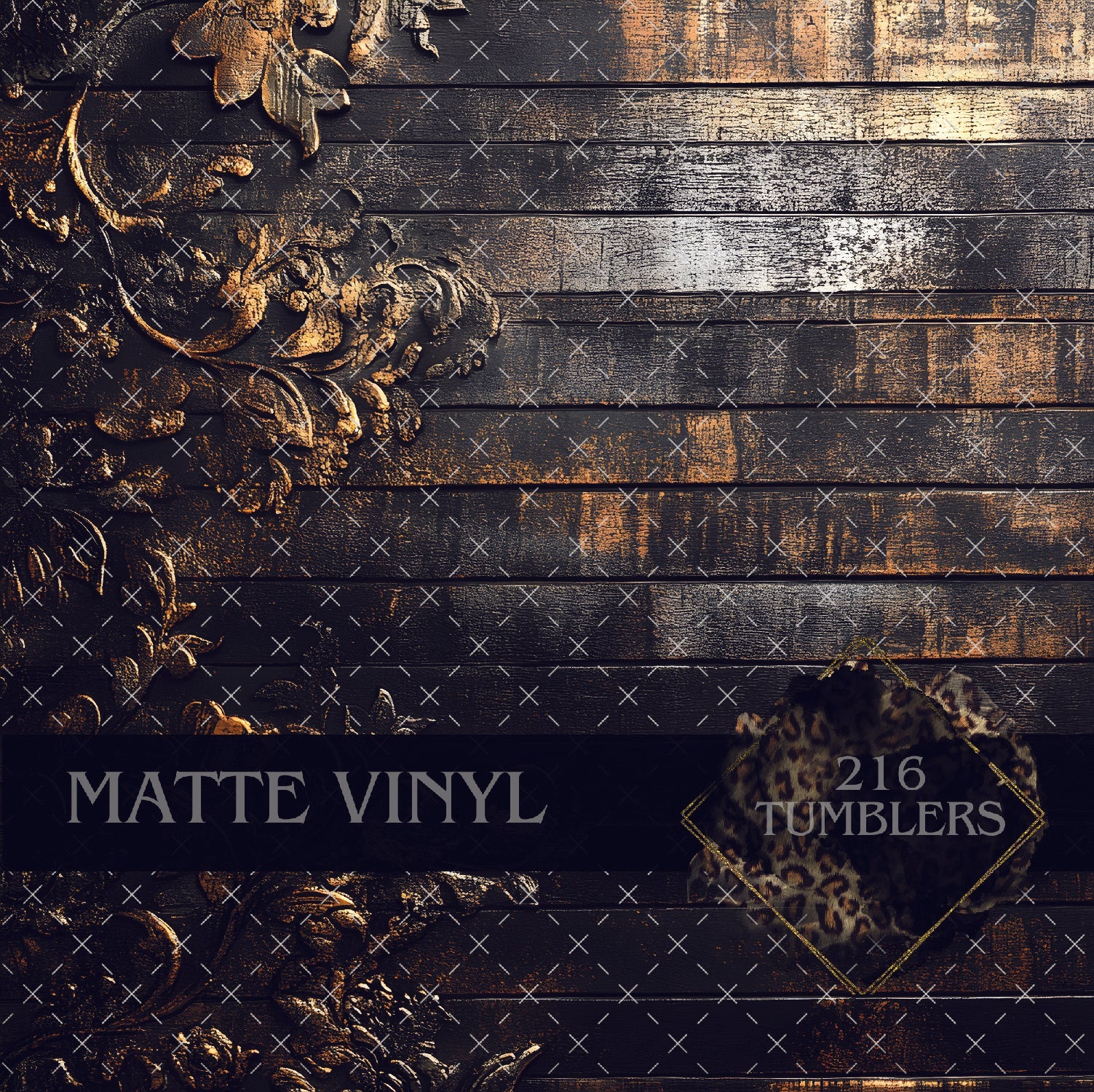 V176 CHARRED ART - 216 Tumblers