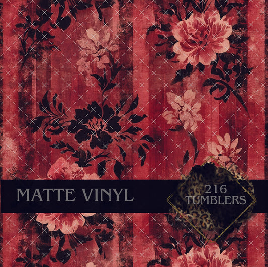 V187 GOTH RED - 216 Tumblers