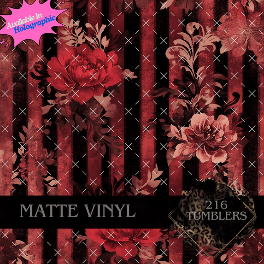 V188 GOTH RED - 216 Tumblers