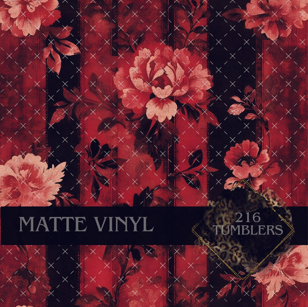 V191 GOTH RED - 216 Tumblers