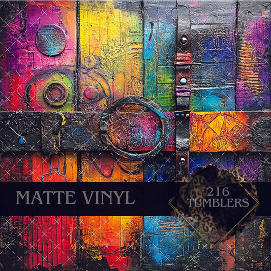 V294 PAINTED GRUNGE - 216 Tumblers