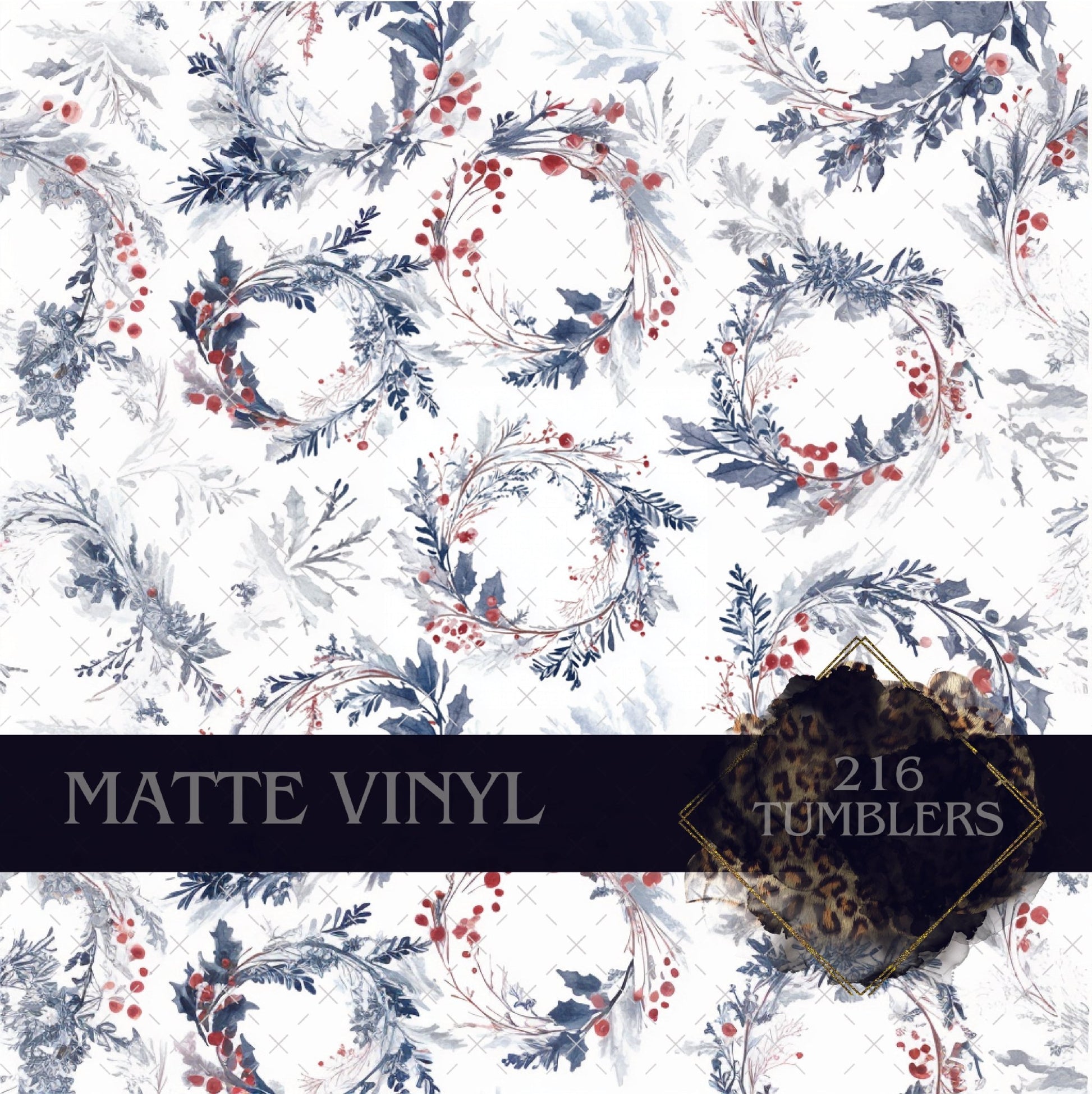 V329 BOHO CHRISTMAS - 216 Tumblers