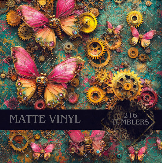 V389 BUTTERFLY PATINA - 216 Tumblers