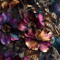 V431 Floral Abyss - 216 Tumblers